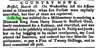 'Country News', Whitehall Evening Post (28 March 1747); Issue 176. 17th-18th Century Burney Collection Newspapers